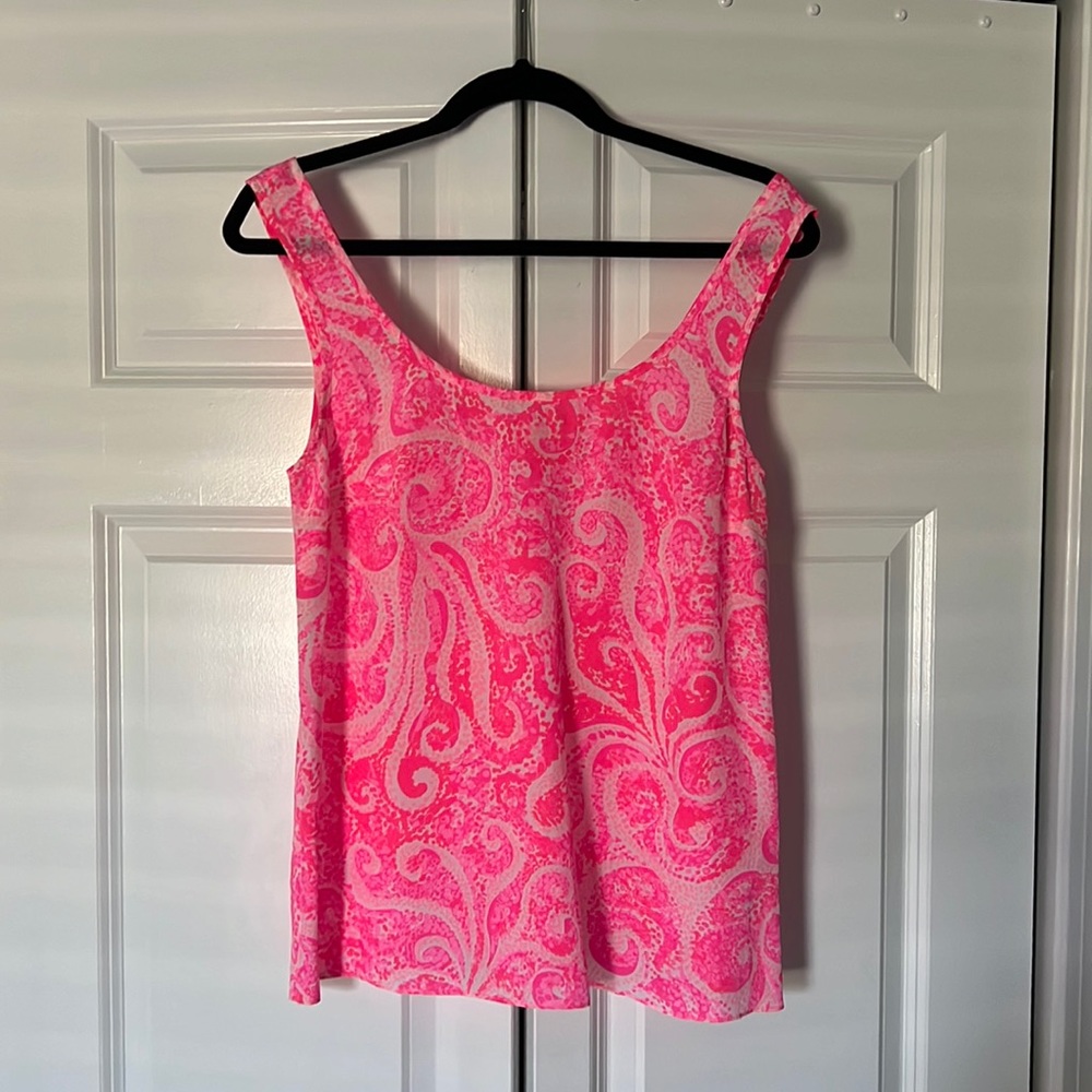 Lilly Pulitzer silk tank top